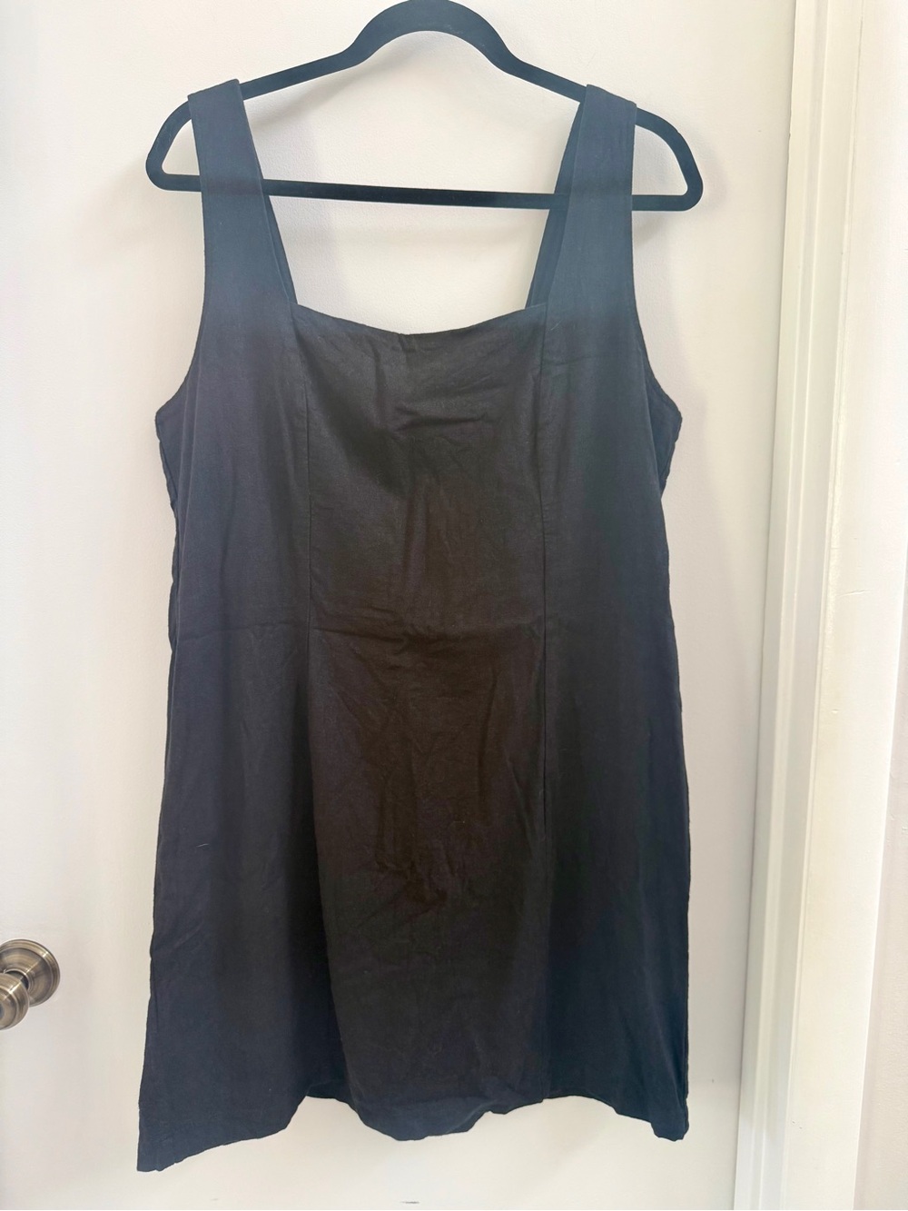Old Navy Black Tank Linen Dress